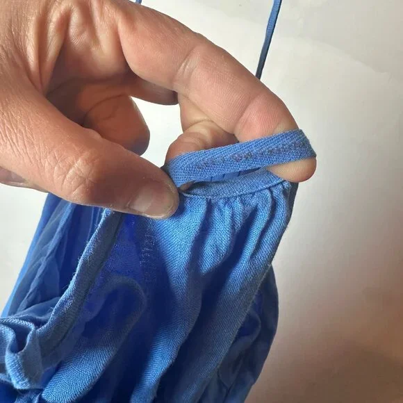 Left On Friday Women's Maxi Dress – Size L/XL – VIBRANT BLUE - Picture 6 of 7